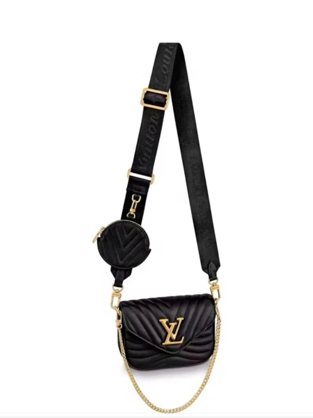 Louis Vuitton Black New Wave Multi Pochette
